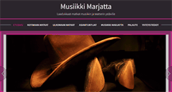 Desktop Screenshot of musiikkimarjatta.net
