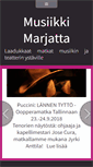 Mobile Screenshot of musiikkimarjatta.net