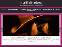 Tablet Screenshot of musiikkimarjatta.net